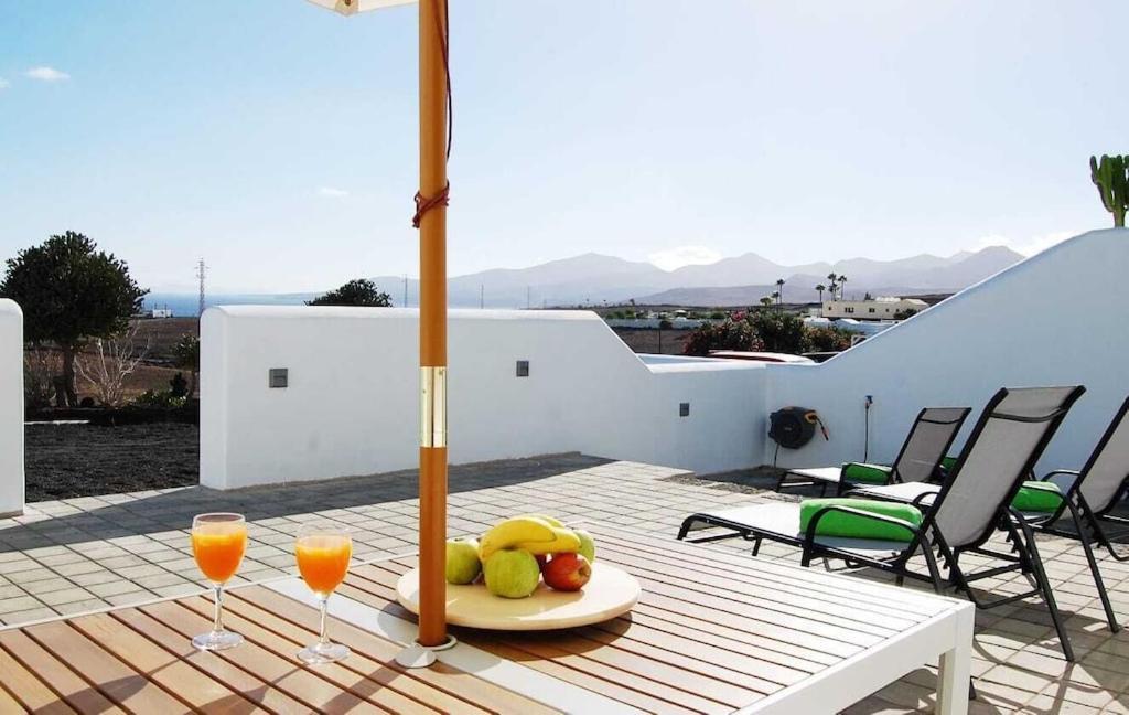 Typical Canarian House With Fabulous Sea Views Tias Exterior photo